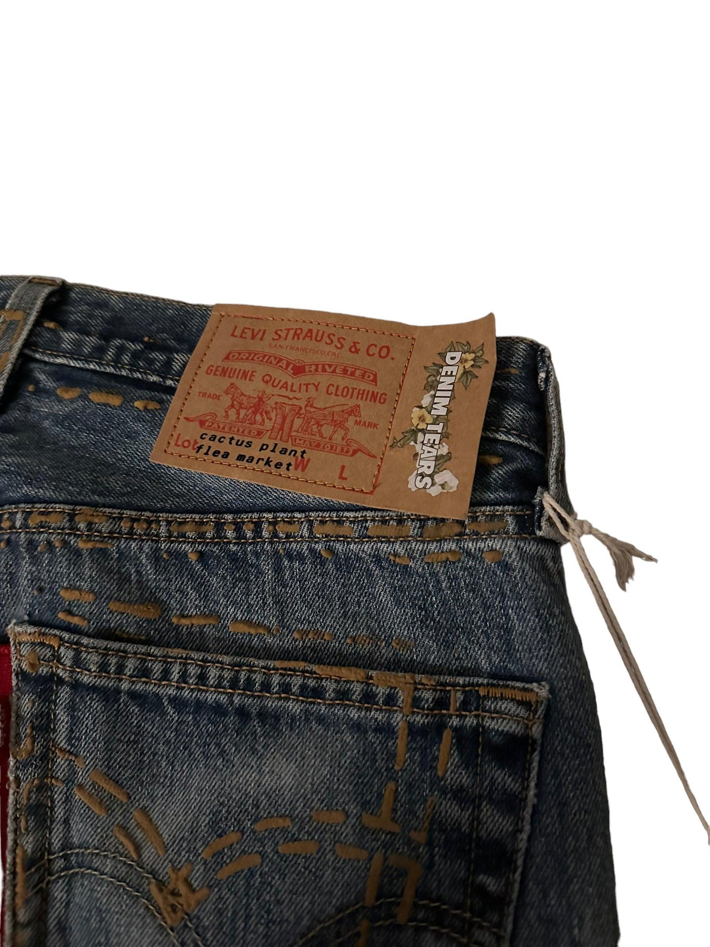 Denim Tears x Levi's x CPFM Denim Jeans Medium Wash