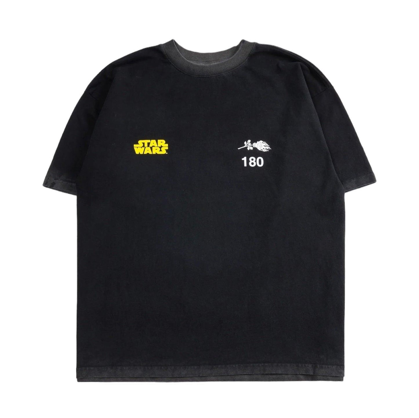 Star Wars x Civil Regime Concrete Purple Crystal 199X Oversized Tee Vintage Black