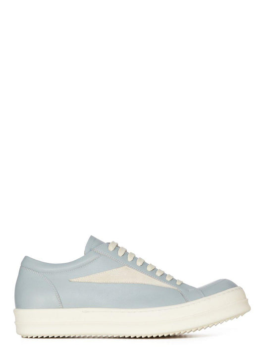 Rick Owens Porterville Vintage Low Sneakers Pale Blue / Milk