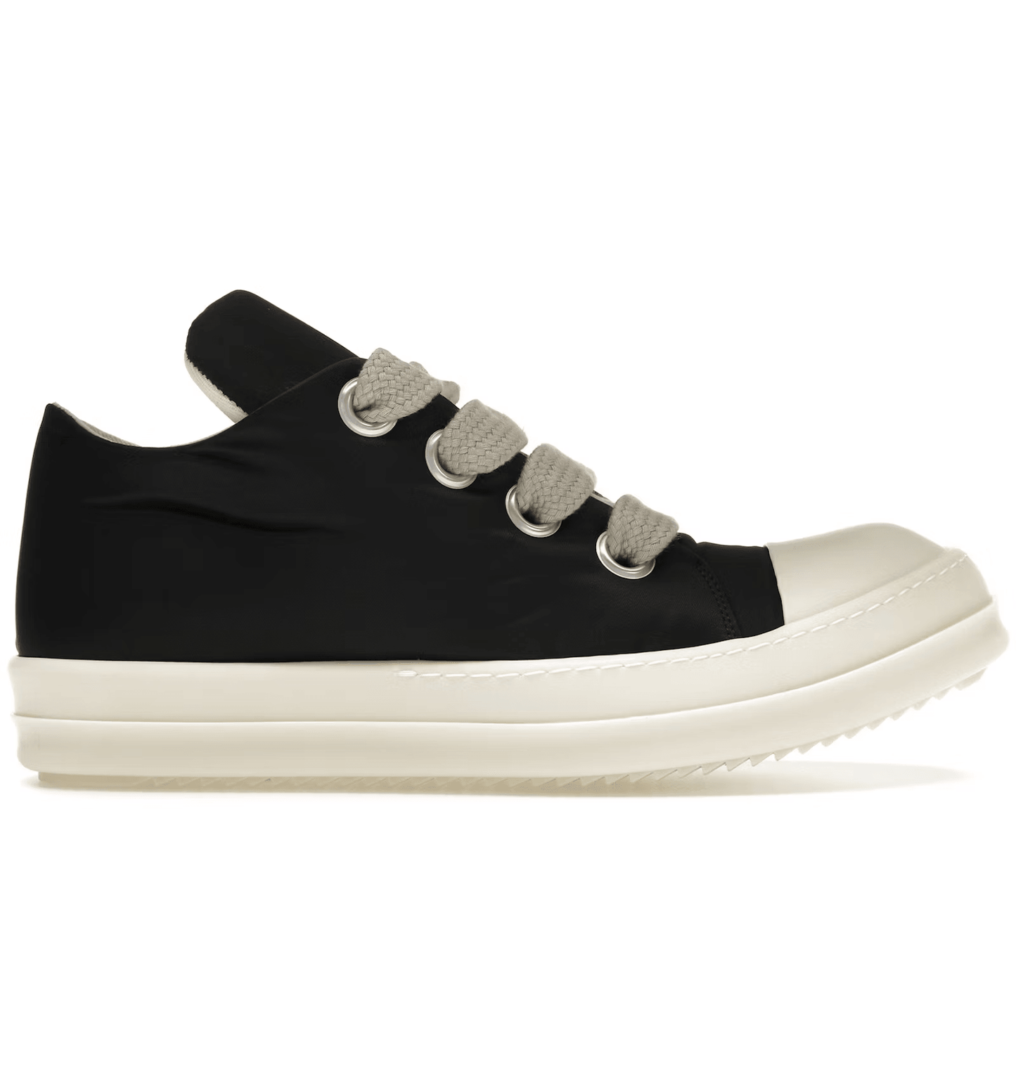 Rick Owens Porterville Runway Jumbo Laced Low Sneakers Black / Milk