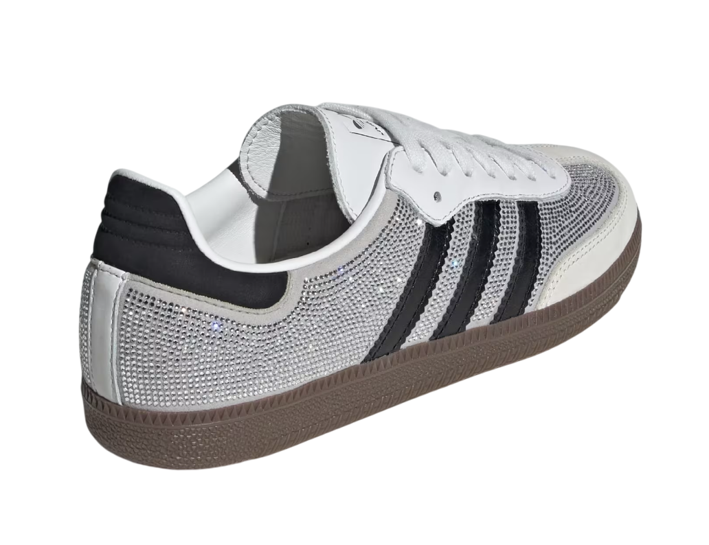 Adidas Samba OG Rhinestone Crystal White Silver (Women's)