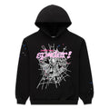 Felpa con cappuccio Sp5der x Druski Coulda Been Heart Punk V2 Gufo Nero