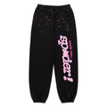 Sp5der x Druski Coulda Been Heart Punk V2 Pantaloni felpa Gufo Nero