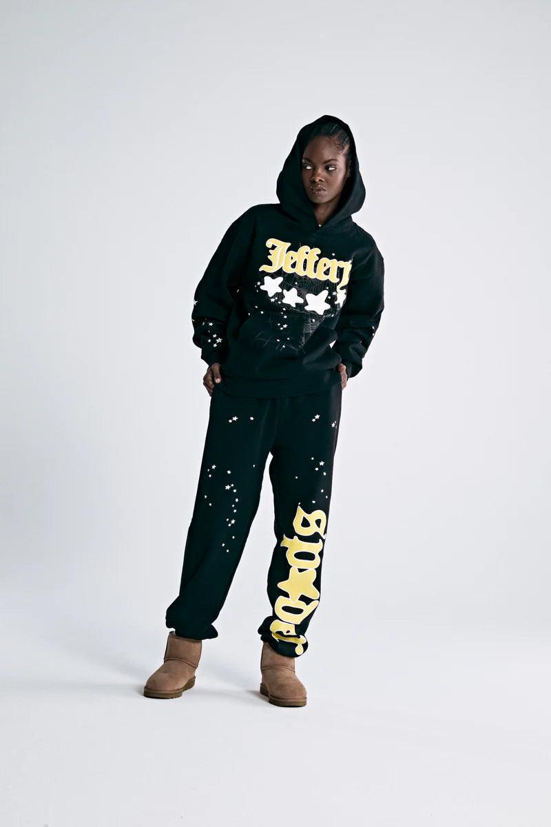 Sp5der Jeffery Hoodie Black