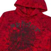 Sp5der OG Tree Camo Hoodie Red