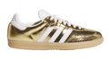Adidas Samba OG Oro Metallico Pelle Crepata (Per Donna)