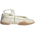 Adidas Taekwondo Mei Scarpe da Balletto con Tessitura a Cestino Bianco Crema (Donna)