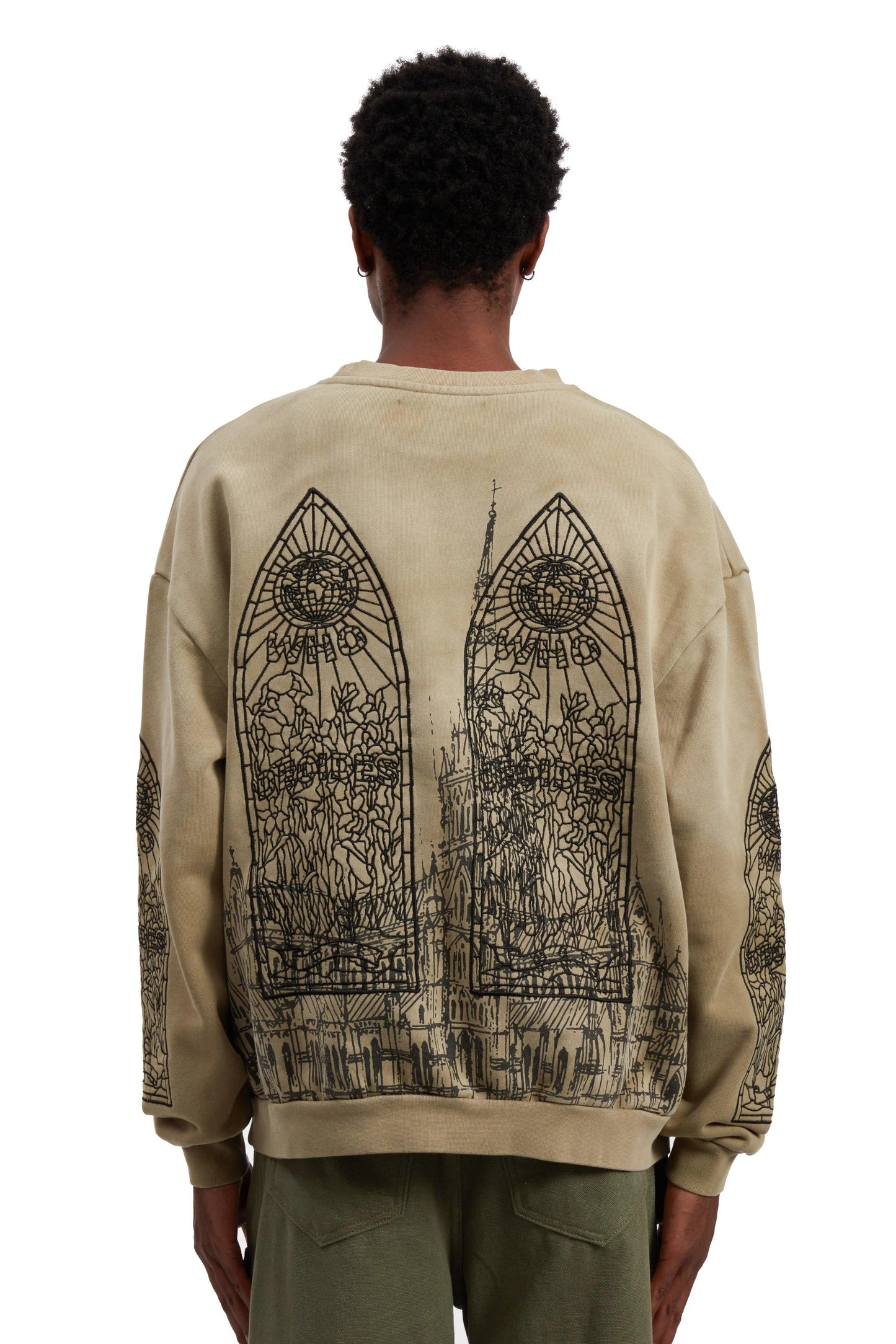 Who Decides War Cathedral Pullover Tan