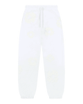 Denim Tears Pantaloni della Tutà Mono con Ghirlanda di Cotone Bianco