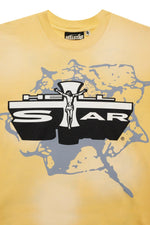 Hellstar Jesus T-Shirt Yellow - Image 3