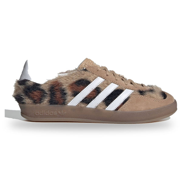 Adidas Gazelle Indoor atmos Pink Trinity Leopard Warm Sand (Women's) sneakers — style JS4599 — photo 1 of 5