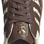 Adidas Samba OG Basketweave Cream White Earth Strata (Women's) sneakers — style IH9373 — photo 4 of 5 - Image 4