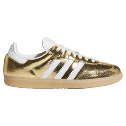 Adidas Samba OG Gold Metallic gecracktes Leder (Damen)