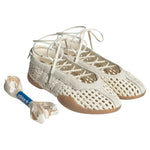 Adidas Taekwondo Mei Ballet Basketweave Cream White (Women's) sneakers — style KI3582 — photo 2 of 5 - Image 2