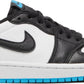 Air Jordan 1 Low Black Dark Powder Blue (W) - Supra Sneakers