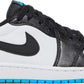 Air Jordan 1 Retro Low OG Black Dark Powder Blue - Supra Sneakers