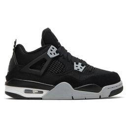 Air Jordan 4 Retro Schwarze Leinwand (GS)