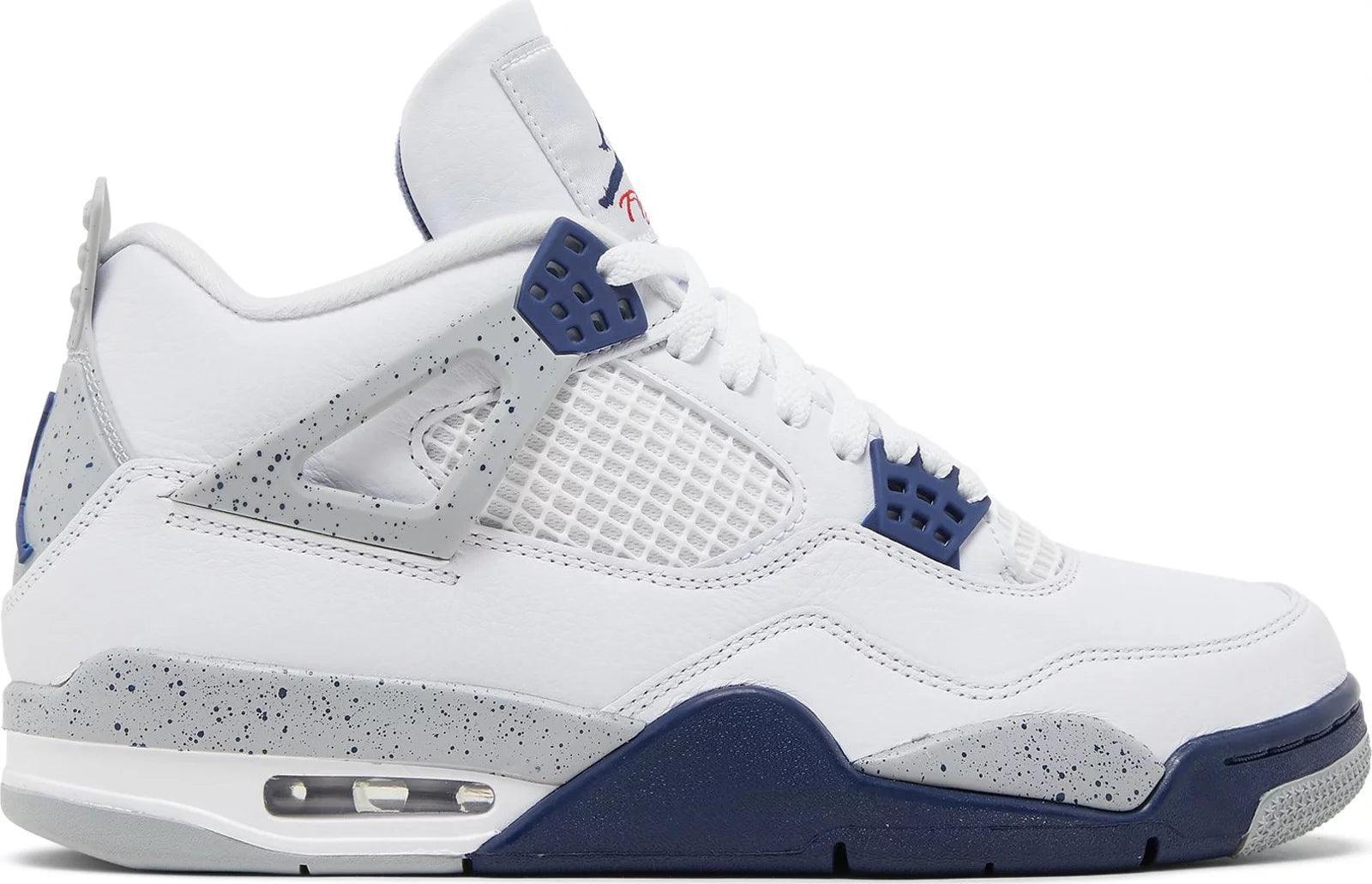 Air Jordan 4 Retro White Midnight Navy - Supra Sneakers