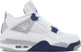 Air Jordan 4 Retro Bianco Blu Mezzanotte