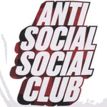 Anti Social Social Club Plaid Red Tee White - Supra Sneakers - Image 2