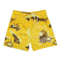 Bravest Studios Camo Shorts Yellow