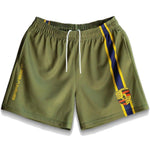 Bravest Studios Olive Racing Shorts - Supra Sneakers - Image 1
