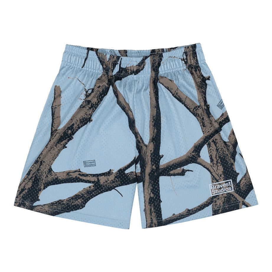 Bravest Studios Tree Camo Short Baby Blue - Supra Sneakers