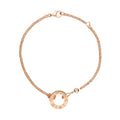 Bracelet Cartier Love, 18k or rose, 2 diamants