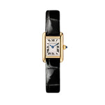 Cartier Tank Louis Cartier Watch, Mini Model, Quartz Movement, Yellow Gold, Leather - Image 1