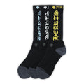 Chrome Hearts 3er Pack CH Logo Socken Schwarz
