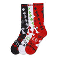 Chrome Hearts 3er Pack Schablonen-Socken