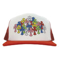 Chrome Hearts Cappellino Camionista con Croce del Cimitero Rosso / Bianco