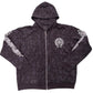 Chrome Hearts Cemetery Cross Zip-Up Hoodie Black - Supra Sneakers