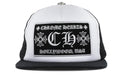 Chrome Hearts CH Hollywood Cappellino Trucker Nero e Bianco