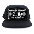 Chrome Hearts CH Los Angeles Trucker Hut Schwarz