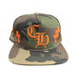 Chrome Hearts Leather Patches Snapback Hat Camo / Orange - Supra Sneakers