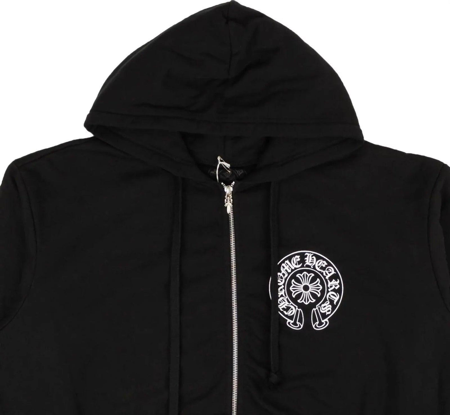 Chrome Hearts Los Angeles Horseshoe Zip-Up Hoodie Black - Supra Sneakers