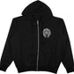 Chrome Hearts Los Angeles Horseshoe Zip-Up Hoodie Black - Supra Sneakers