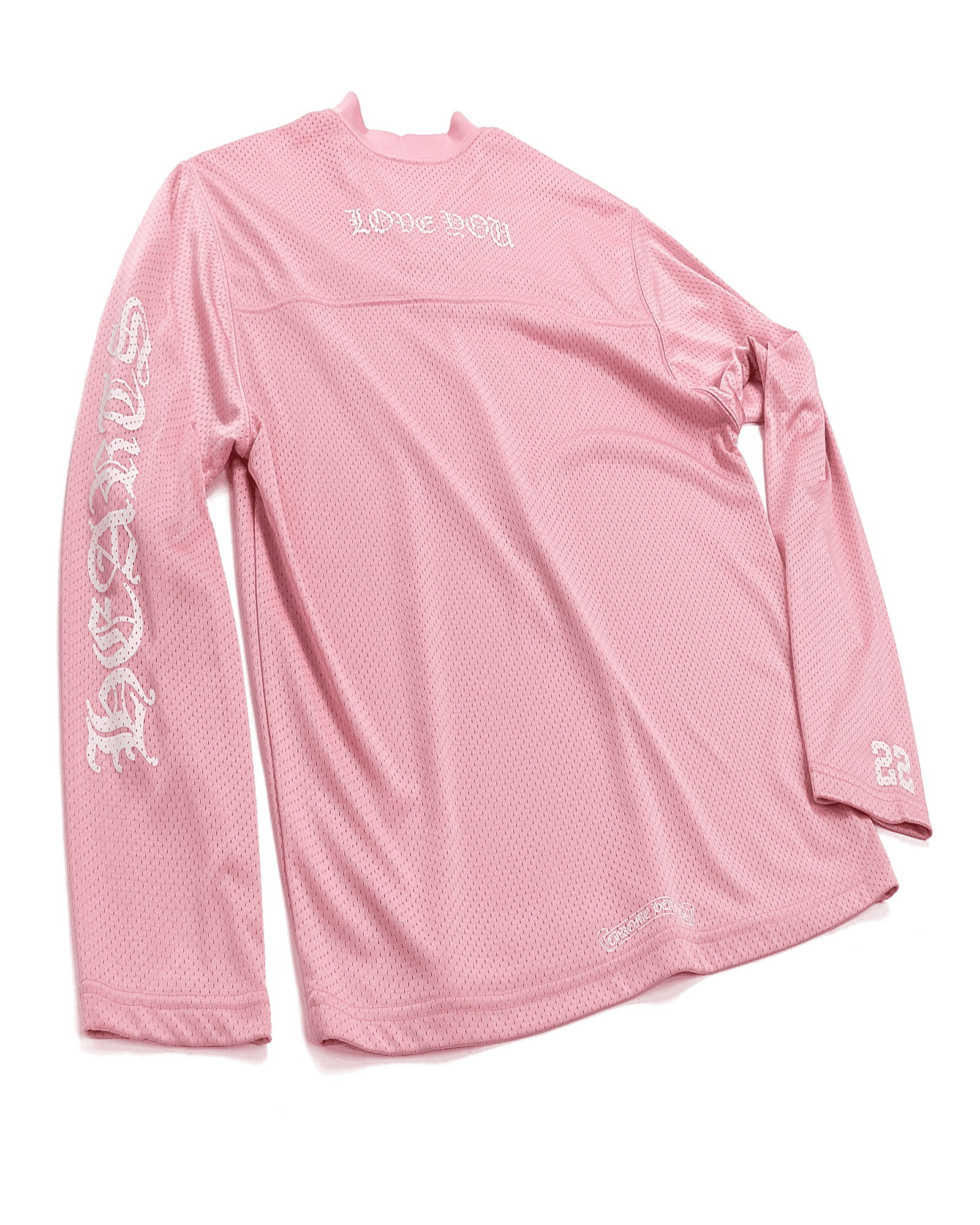 Chrome Hearts Love You Mesh Warm Up Jersey Pink - Supra Sneakers