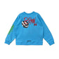 Chrome Hearts Matty Boy Brain New Crewneck Blue - Supra Sneakers