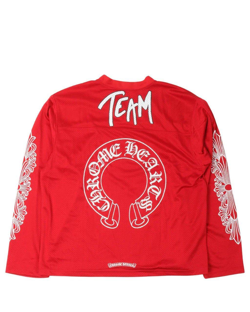 Chrome Hearts Matty Boy "FORM" Mesh L/S Stadium Jersey Red - Supra Sneakers