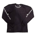 Chrome Hearts Neck Logo Langarm-T-Shirt Schwarz