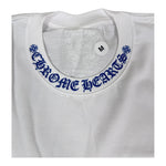 Chrome Hearts Neck Logo Pocket T-Shirt White / Blue - Image 3