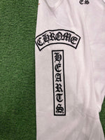 Chrome Hearts Scroll Rib Tank Top White - Supra Sneakers - Image 7