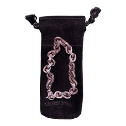Chrome Hearts Silver Paper Chain Bracelet (8 Inches)