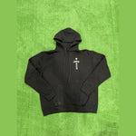 Chrome Hearts USA Shoulder Logo Hoodie Black - Supra Sneakers - Image 3