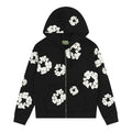 Denim Tears Cotton Wreath Zip Hoodie Schwarz