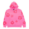 Denim Tears Mono Baumwollkranz Hoodie Hyper Pink