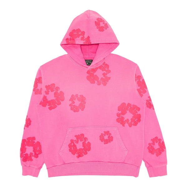 Denim Tears Mono Cotton Wreath Hoodie Hyper Pink