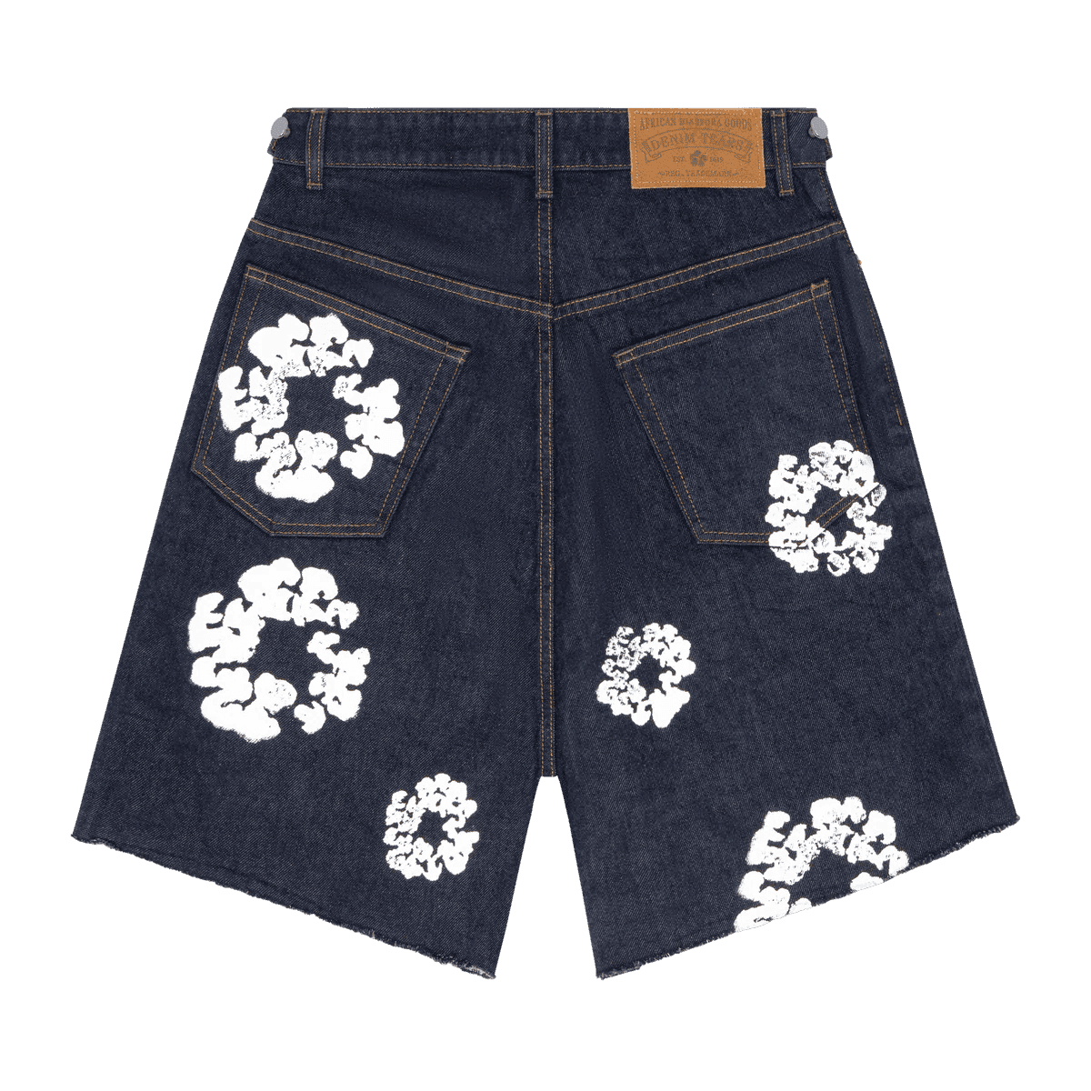 Denim Tears The Cotton Wreath Jean Short Raw Selvedge - Supra Sneakers